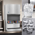 Thumbnail image #4 for Hoshizaki KMD-505MRJZ 30-Inch Remote Air-Cooled Modular Crescent Cube Ice Maker, 560 lb/Day, Stainless Steel