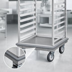 Thumbnail image #3 for Cres Cor 1400 013 Gray Non-Marking Perimeter Bumper for Restaurant Racks, Adds 2 Inches to Overall Dimensions