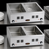 Thumbnail image #3 for RedHots Countertop Electric Food Warmer with 2 Full-Size Pan Openings, Wet/Dry, Stainless Steel, 208V