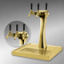 Thumbnail image #3 for Perlick Panther Style 3-Faucet Gold Beer Dispensing Kit
