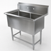 Thumbnail image #3 for John Boos Pro-Bowl 2-Compartment Floor Model Sink with 20
