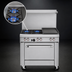 Thumbnail image #3 for Southbend S-Series 36-Inch Gas Restaurant Range with 2 Open Burners and 24-Inch Griddle