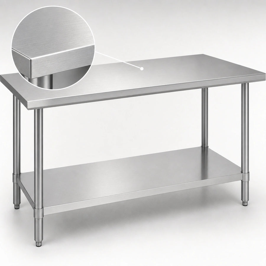 14-Gauge 300-Series Stainless Steel Top