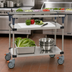 Thumbnail image #3 for Metro PrepMate MultiStation 18 x 24 Prep Cart with Solid Stainless Steel Shelves