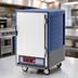Thumbnail image #3 for Metro C5 3 Series Half-Height Low-Watt Heated Holding Cabinet with Solid Door, Fixed Wire Slides, Blue