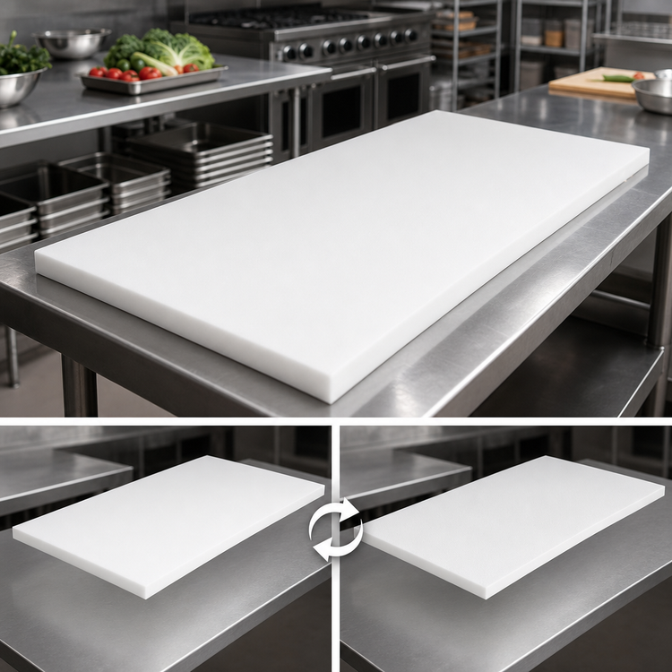 Product image #3 for John Boos Reversible Poly Work Table Top, 108 x 36 x 3/4 Inch, Replacement for TC, M & GMT Tables