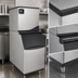 Thumbnail image #3 for Maxx Ice V-Series 22-Inch Wide Modular Full Dice Ice Machine with Bin