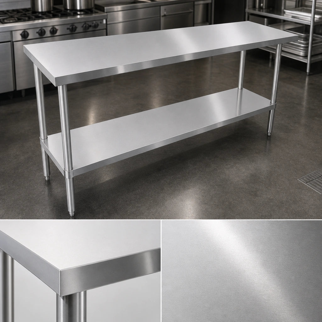 18/430 Stainless Steel Flat Top