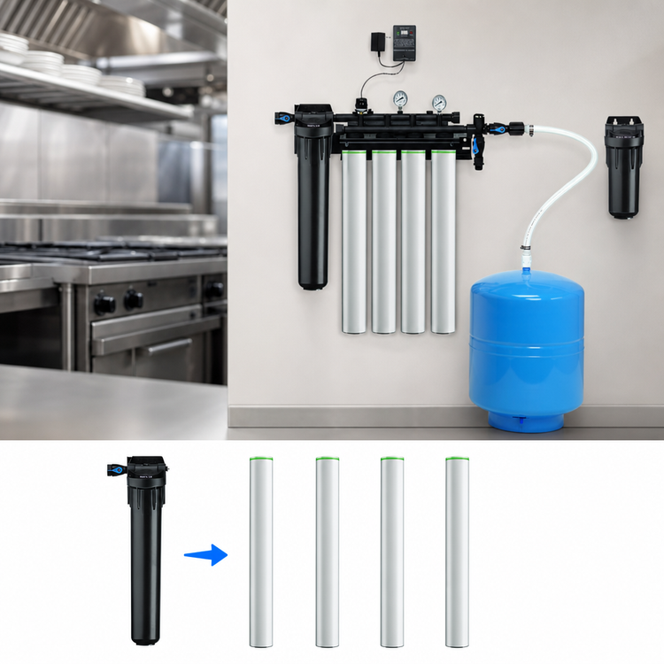 Product image #3 for Everpure EV934721 CSR Plus-XC2 Quad Commercial Water Filtration System