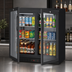 Thumbnail image #3 for KoolMore 35-Inch Two-Door Back Bar Refrigerator, 7.4 Cu. Ft., Black, Glass Swing Doors