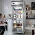 Thumbnail image #2 for Continental Refrigerator Designer Line D1FESNGD One-Section Extra-Wide Shallow Depth Reach-In Glass Door Display Freezer