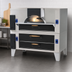 Thumbnail image #3 for Bakers Pride IL Forno Classico FC-616/Y-600BL Double-Stack Gas Pizza Deck Oven