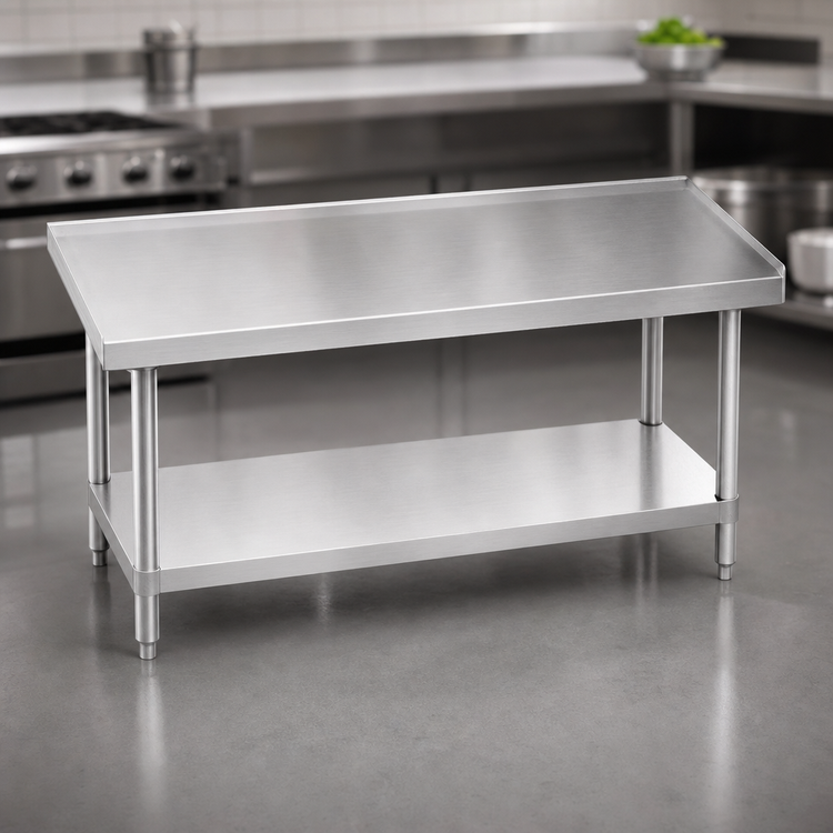 Product image #3 for 36-Inch Wide x 30-Inch Deep Stainless Steel Equipment Stand with Adjustable Undershelf