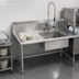 Thumbnail image #3 for Pro-Bowl 60-Inch Straight Soiled Dishtable with Pre-Rinse Bowl, Left-to-Right Operation