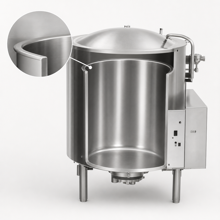 Product image #3 for Legion LGB-50 50-Gallon Gas-Fired Insulated Self-Contained Stationary Kettle