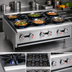 Thumbnail image #3 for Serv-Ware SHPS-36 36-Inch Six Burner Natural Gas Commercial Hot Plate with Legs