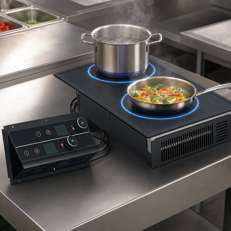 Product image #3 for Hatco Rapide Cuisine Drop-In Dual Burner High-Powered/Heavy-Duty Induction Range