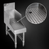 Thumbnail image #3 for Eagle Spec-Bar Freestanding Recessed Stainless Steel Workboard with Perforated Insert and Drain, 30 Inch Wide