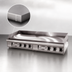 Thumbnail image #4 for Lang LG Series 72-Inch Countertop Gas Griddle with 23-Inch Deep Cooking Surface and 1-Inch Steel Plate
