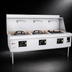 Thumbnail image #3 for MasterRange 86-Inch 3-Section Gas Wok Range with Cast Iron Brick-Lined Chambers and Swing Faucets