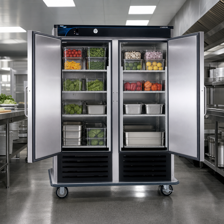 Product image #3 for Cres Cor ChillTemp 39 Cu. Ft. Double-Capacity Side-by-Side Mobile Refrigerated Cabinet