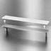 Thumbnail image #3 for Duke 32-Inch Steam Table Carving Board with Stainless Steel Shelf and Removable White Poly Board