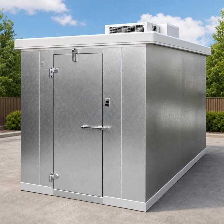 Product image #3 for Kold Locker Outdoor -10°F Walk-In Freezer with Floor, 10' x 10' x 7'7" H, Self-Contained R290 Capsule Pak ECO Refrigeration