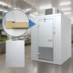 Thumbnail image #3 for Arctic Industries BL0808-CF-R 8' x 8' Indoor Walk-In Cooler with Insulated Floor, +35°F Holding and Remote Refrigeration