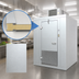Thumbnail image #3 for Arctic Industries 8' x 8' Indoor Walk-In Cooler with Floor and Remote Refrigeration