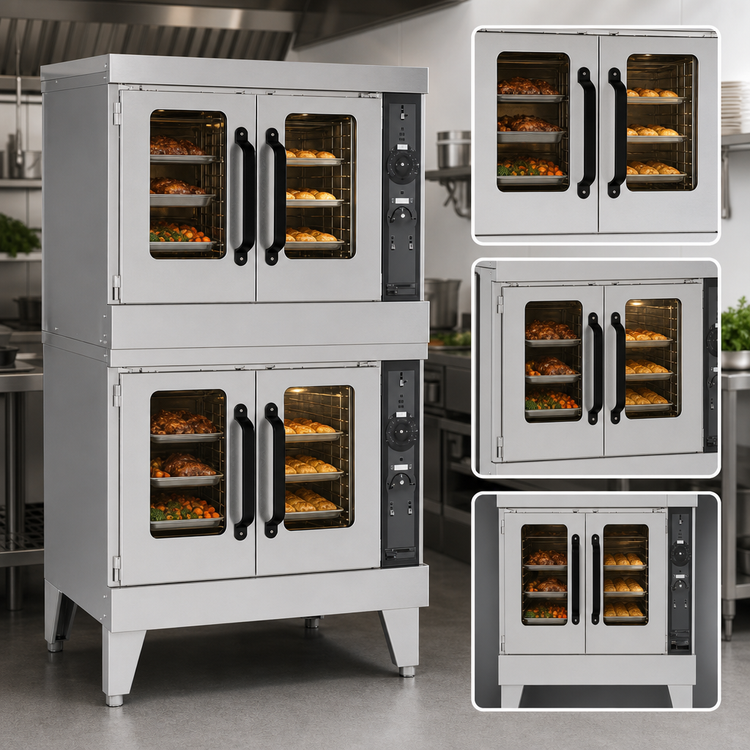 Product image #3 for Vulcan VC55GD Double-Deck Standard-Depth Full-Size Gas Convection Oven