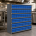 Thumbnail image #3 for Quantum Closed Heavy-Duty Wire Shelving Unit with 45 Bins, 36 x 18 x 39 Inches