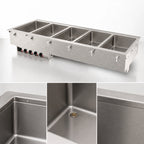 Thumbnail image #3 for Vollrath 3640861HD Five-Well Drop-In Hot Food Well, Wet Operation, Insulated, 12 x 20-Inch Pans, Infinite Controls, Auto-Fill Drain