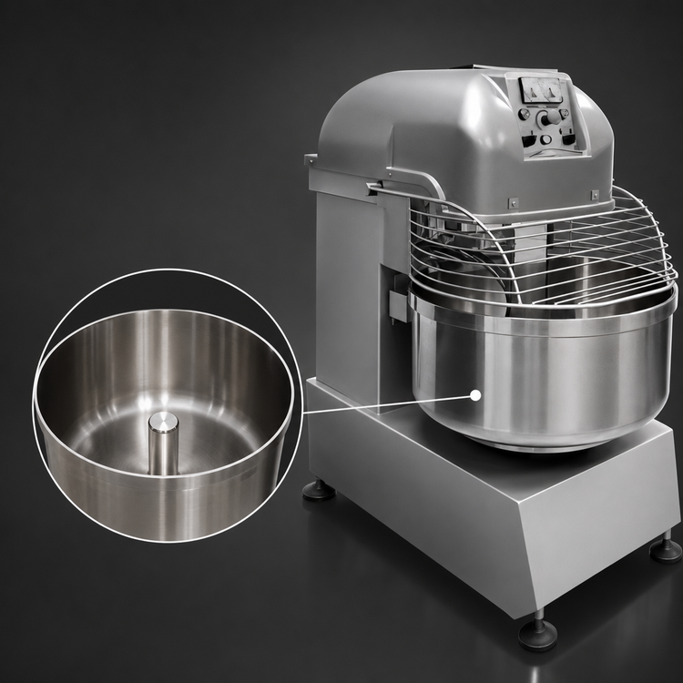 Product image #3 for Hobart HSU440 Spiral Mixer, 440 lb Batch Capacity, Fixed Bowl, 208V 3-Phase