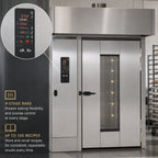 Thumbnail image #3 for Baxter Manufacturing CS500G2 Gas Rotating Rack Oven, 2-Rack Capacity, Programmable Digital Controls, Self-Contained Steam