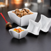 Thumbnail image #3 for Squavy Round Porcelain Sauce Cup, 15 oz., White