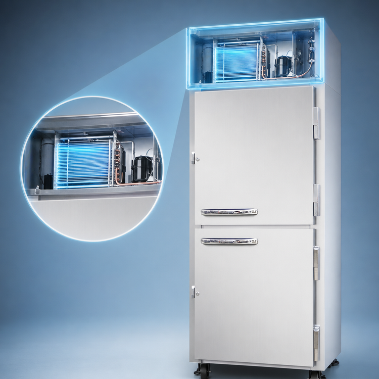 Product image #3 for Continental Refrigerator 1FENHD One-Section Extra-Wide Reach-In Freezer with Half Doors
