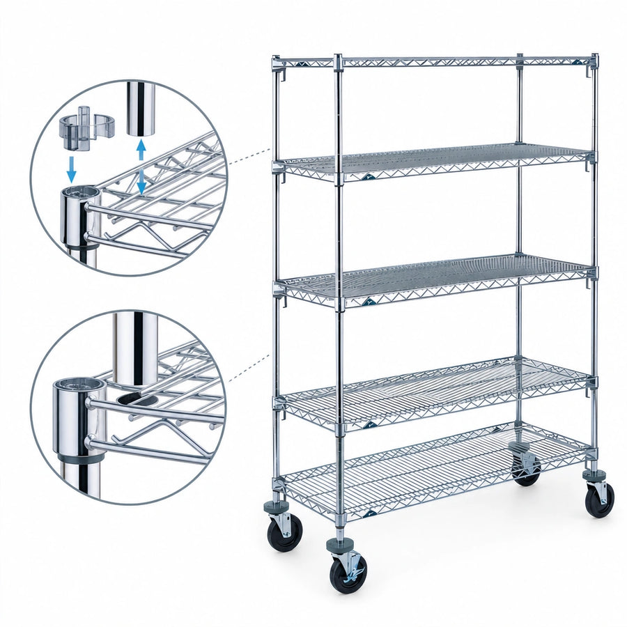 Adjustable Wire Shelving