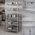 Thumbnail image #3 for Eagle Group 5-Tier Starter Wire Shelving Unit, 30 x 24 x 74 Inches, Chrome-Plated Finish