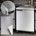 Thumbnail image #3 for Continental Refrigerator 24-Inch Single-Door Refrigerated Back Bar Cooler with Stainless Steel Top