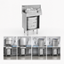 Thumbnail image #3 for Undercounter Stainless Steel Glass Rack Holder for GT-18+1L/GT-18+1R/GT-18+2 Glasswashers