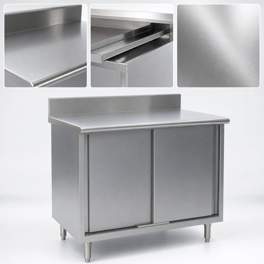 14-Gauge 304 Stainless Steel Top