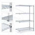 Thumbnail image #3 for EAGLEbrite 4-Tier Add-On Wire Shelving Unit, 72W x 21D x 63H, Zinc Finish