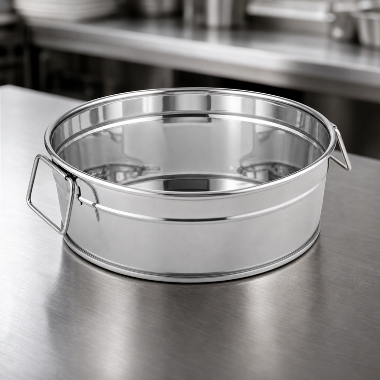 Product image #3 for American Metalcraft 37 oz Stainless Steel Round Tub