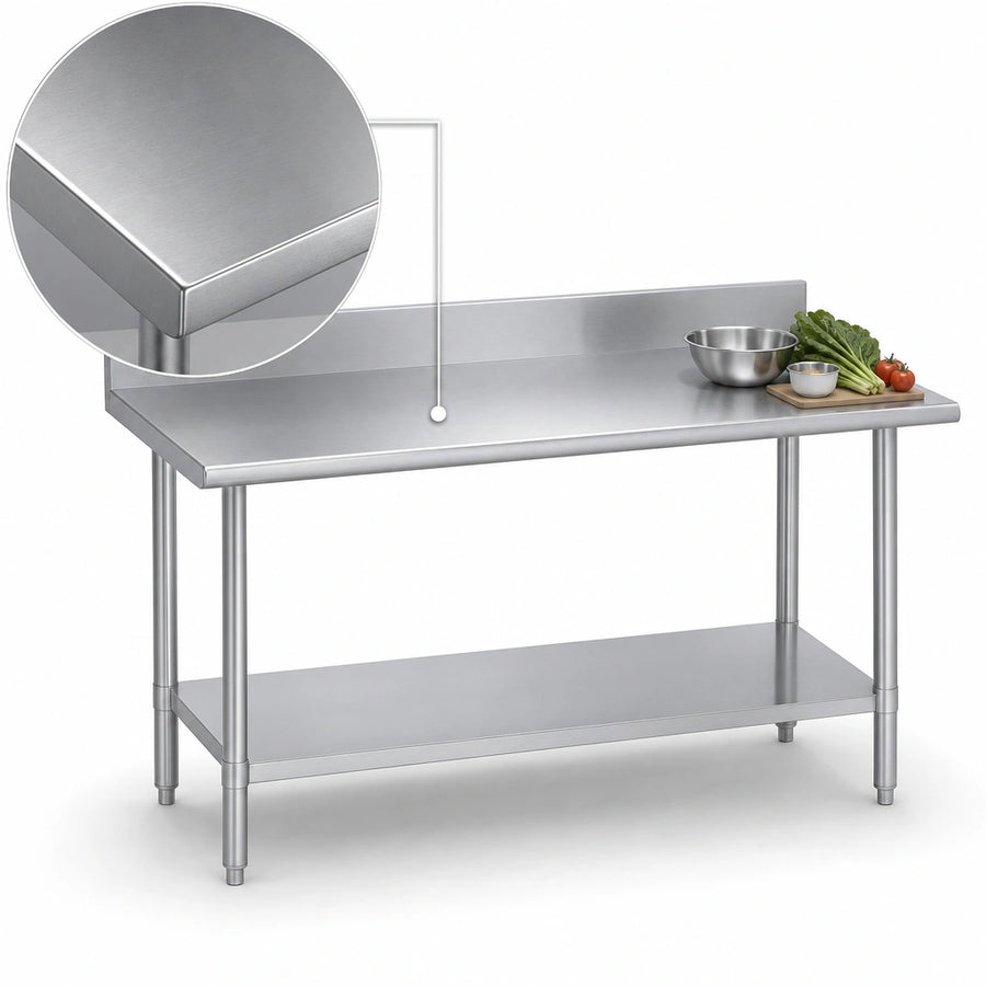 16 Gauge 300 Series Stainless Steel Top