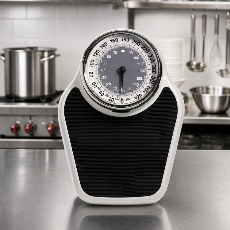 Product image #3 for Taylor Precision Professional Large Dial Bath Scale with Vinyl Platform, 400 lb Capacity