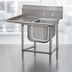 Thumbnail image #3 for Advance Tabco Regaline 1-Compartment Sink with Left-Hand Drainboard, 24 x 24 Inch Bowl, 14 Gauge 304 Stainless Steel