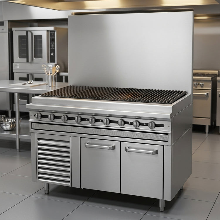 Product image #2 for Titan JMRH-72B 72" Modular Heavy Duty Gas Charbroiler