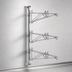 Thumbnail image #3 for Metro Super Erecta 3-Tier Mid Unit Post-Type Wall Mount for 14-Inch Shelves, Chrome Plated