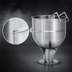 Thumbnail image #3 for Legion LP-10 10-Gallon 2/3 Jacketed Stationary Direct Steam Kettle with Pedestal Base