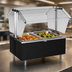 Thumbnail image #3 for Eagle Service Mate Tabletop Buffet Hot Food Table with 2 Heated Wells and Sneeze Guard, 208V 3-Phase